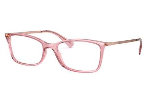 pink transparent glasses